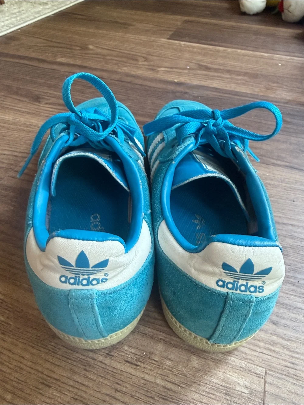 adidas Samba D65454 Blue Suede Men’s Size 7.5 2013 Sneakers